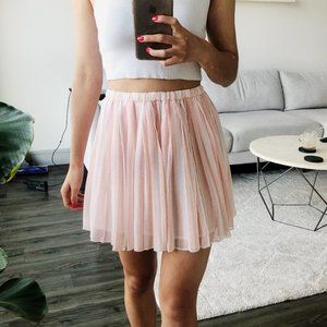 BCBGeneration Coral Printed Skirt